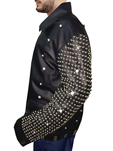 ABz Leathers Chris Jericho Light Up Leather Jacket (2XL-Person With Chest 49-50, Black)3