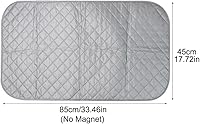 Vista 8 de Portable Ironing Mat Blanket for Table Top, Iron Board Alternative Cover Foldable Ironing Board Replacement Quilted Washer Dryer Heat Resistant Pad