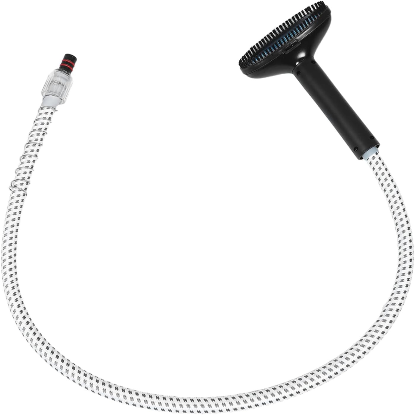 Replacement Garment Steamer Hose Durable Tube with Metal Head for Handheld Steamers for Steam Supply and Easy Installation Includes Multifunctional Brush Attachment for Dust Pet