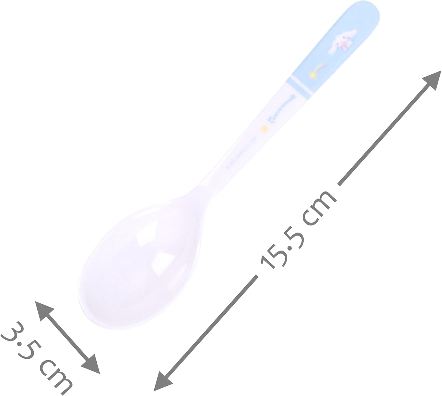Cinnamoroll with Pink Bear Dinnerware Flatware Meal Set – Plate Bowl Cup Spoon, 4 pieces, Normal, Blue