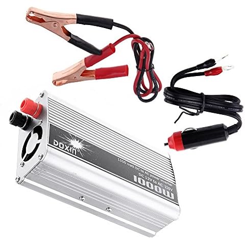 Eaglerich New Portable 1000W Car Power Inverter DC 12V to AC 110V Charger Converter Transformer with Cigaratte Plug Cable Cover