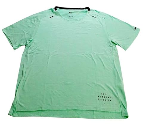 Nike Men's Dri-Fit Run Division Pinnacle Short-Sleeve Running T-Shirt L Green
