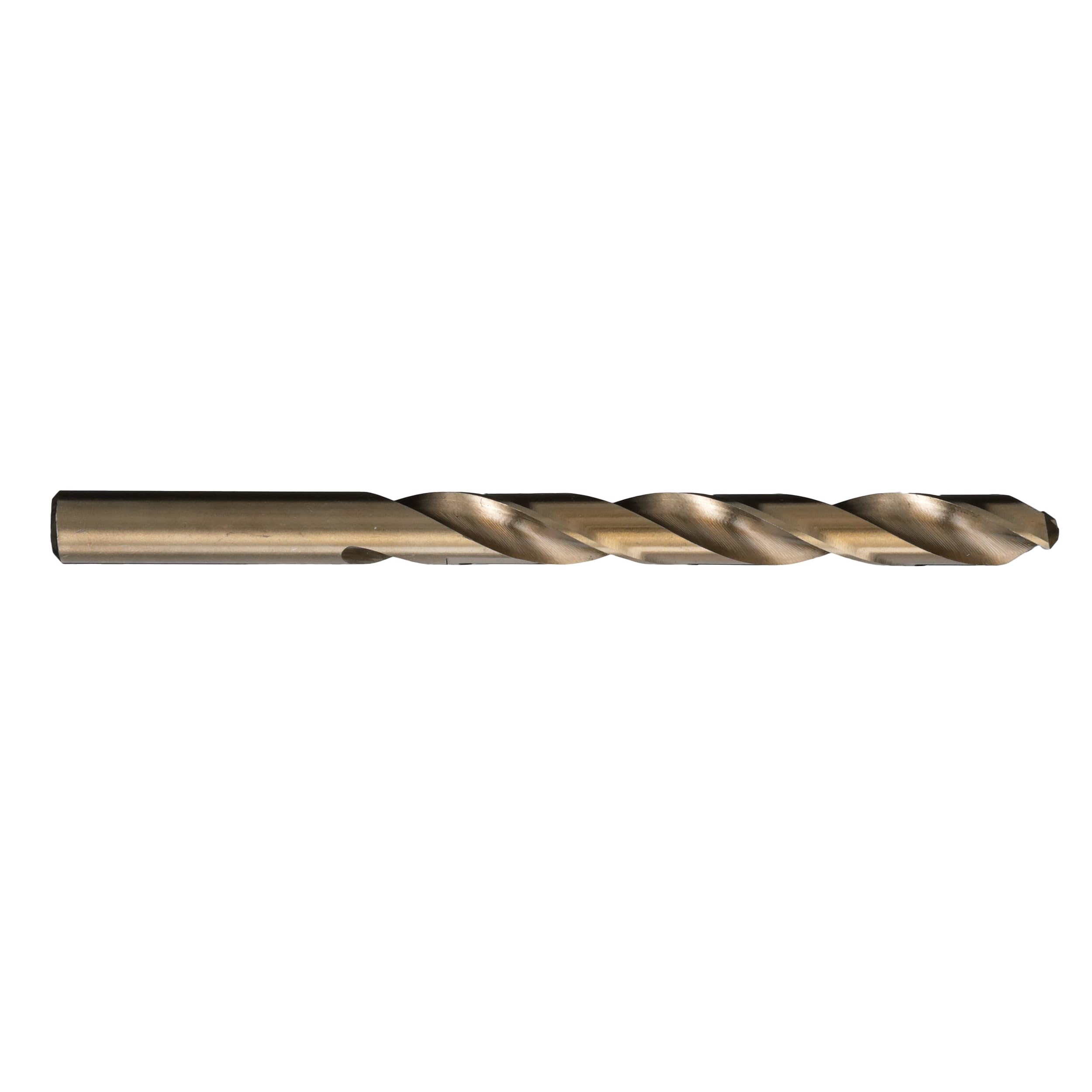 Drill America Juego de 7 brocas de cobalto, funda de plástico, serie DWDCO