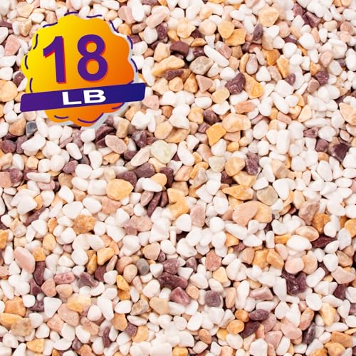 18.3 Pounds Natural Pea Gravel Pebbles,Small Rocks,Decorative Rocks for Succulents,Aquarium Gravel,Vase Filler,Plants,Landscaping - Thumbnail 2