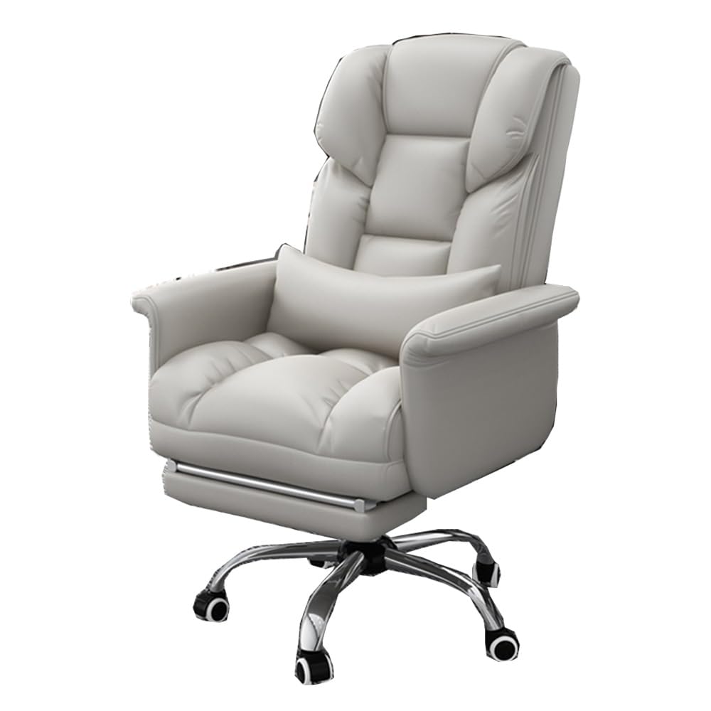 HTTGDGDH Ergonomic Gaming Office Chair - Reclining Swivel Chair For Home & Dorm Adjustable Height Comfortable Support For Productivity & Relaxation,