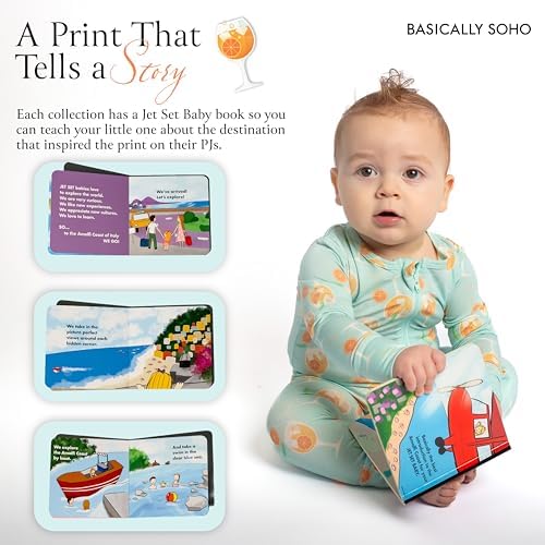 Baby Romper & Baby Book Set - 아기용 대나무 비스코스 파자마 — 사진 4