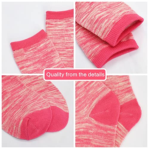 Image of Boys Socks, 12 Pairs Crew Socks for Toddler Kids Boys Girls(1-14 Years Old), Athletic Half Cushion Socks Set