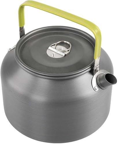 Miniatura 11 de Aluminio 0.8L al aire libre camping senderismo hervidor cafetera portátil tetera compacta y ligera