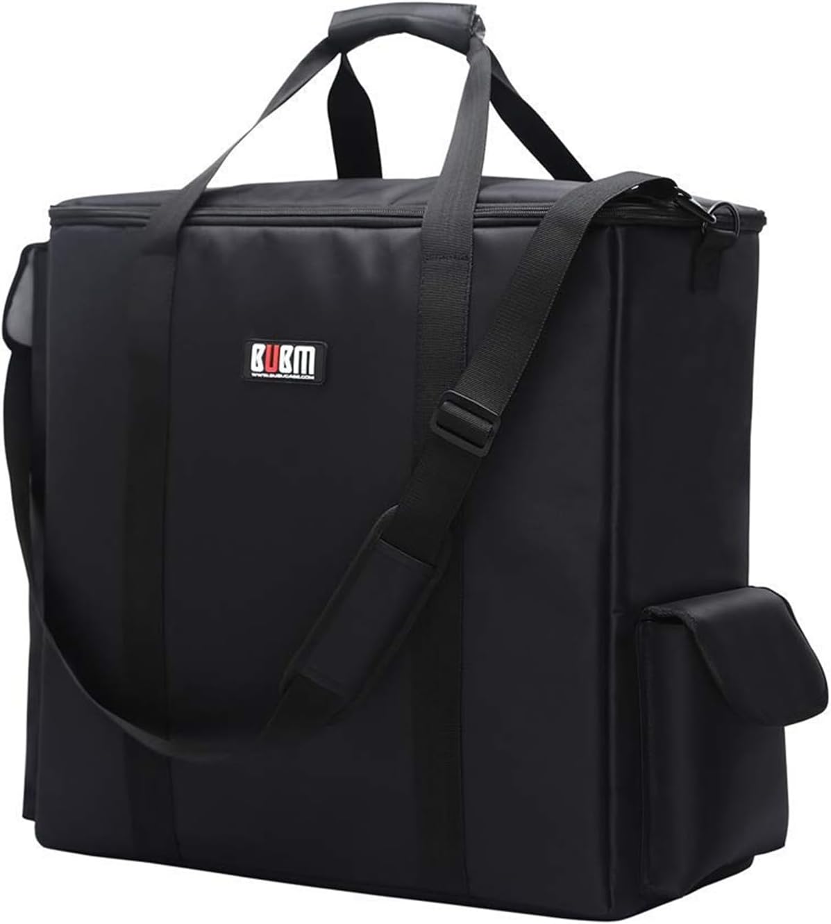 BUBM Desktop Computer Carrying Case, Padded Nylon Carry Tote Bag for Transporting Computer Tower PC Chassis, Keyboard, Cable and Mouse…