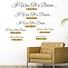 It was all a dream. - 0148 - Wall Decals - Wall Stickers - Living room Decor - Dream