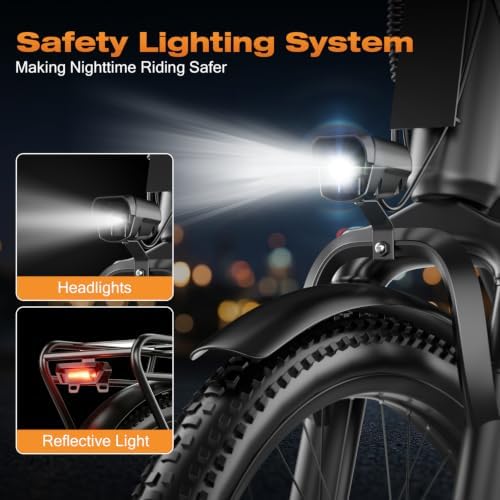 ASKGO Electric Bike for Adults, 1500W Peak, 25MPH & 65 Miles — view 4