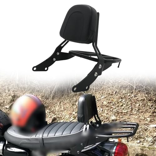 Appui-Dos Passager Moto Triumph Bonneville T120 T100 pour Voyager en Duo avec Bagages