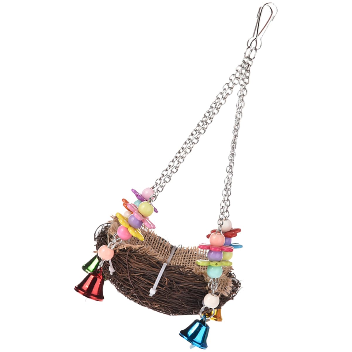VANZACK 3 Piezas Nido Colgante Nido De Pájaro Colgante Nidos De Pájaros para Jaulas Escondite De Jaula De Pájaros Periquito De Invierno Aves Rota Pequeño Loro Cesta Colgante