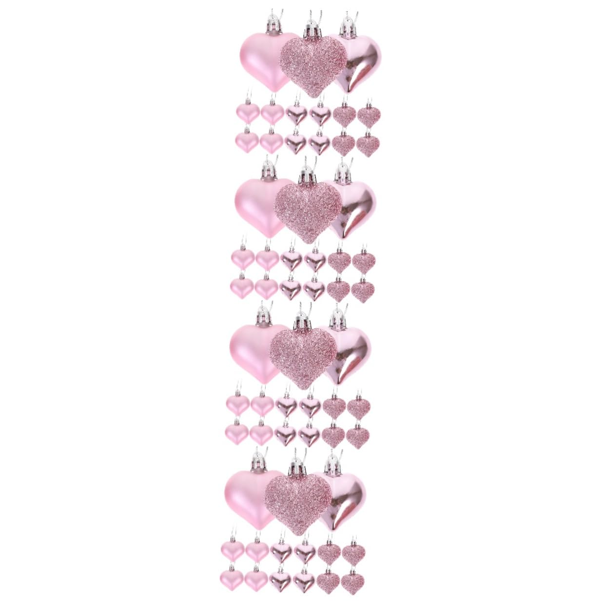 DECHOUS 96piezas Adorno Colgante Corazón para Decoración De San Valentín Decoración De Bodas y Fiestas Accesorio Creativo y Duradero para Festivos
