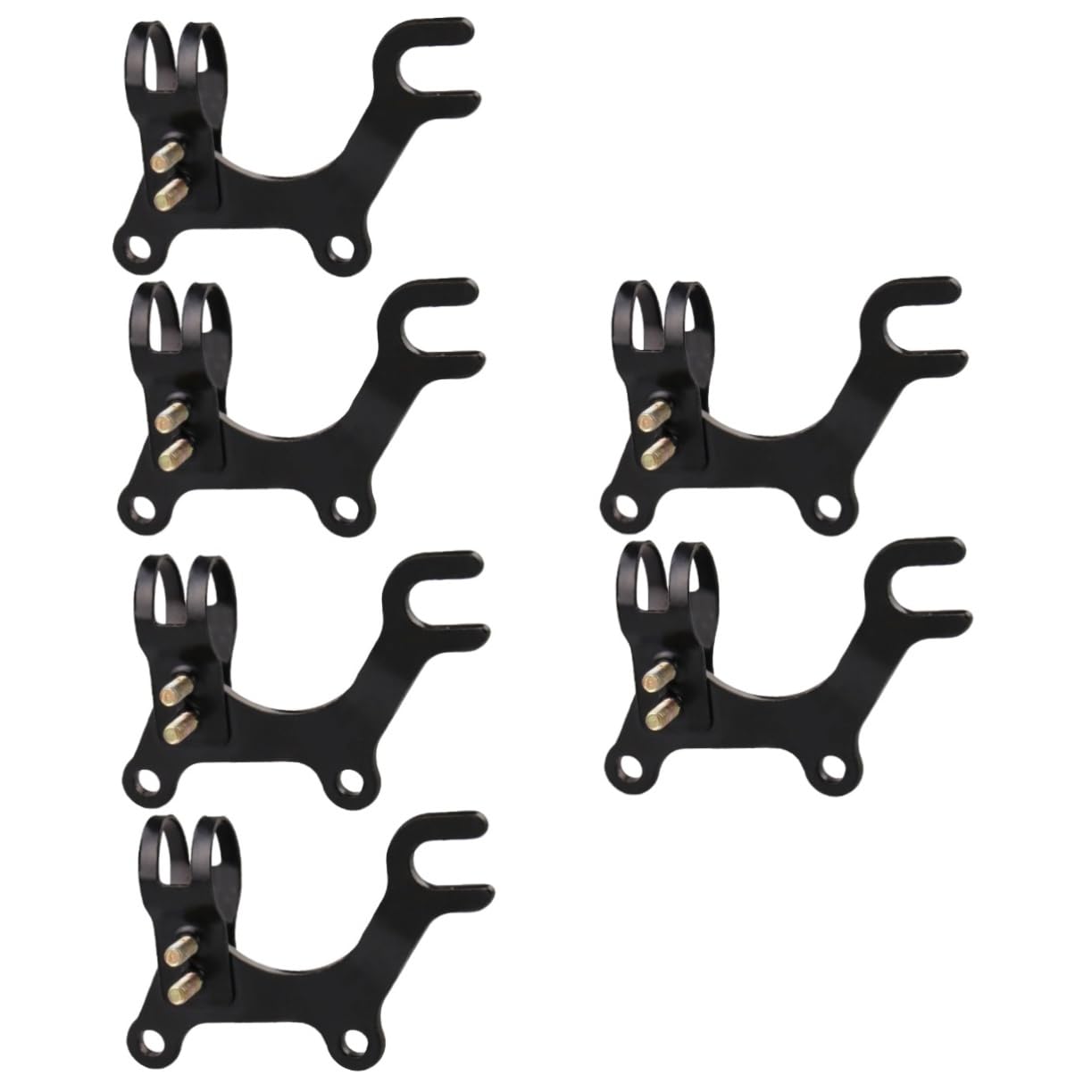 Support de frein réglable pour vélo adaptateur de conversion noir de 6 pièces