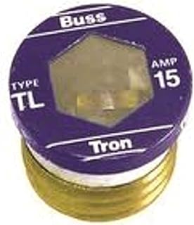 Bussman TL-15PK4 15 Amp Time Delay Plug Fuses 4 Count