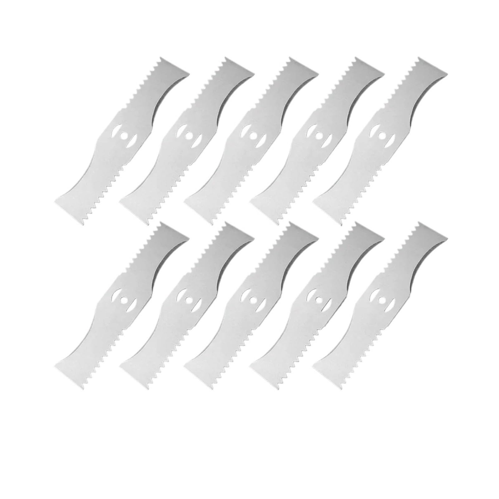 Tagliabordi for Tosaerba A Batteria Al Litio Di Piccole Dimensioni Universali | Lama dentata a forma di arco da 150 mm, utensili for macchine da taglio da giardino(10PCS Blade)