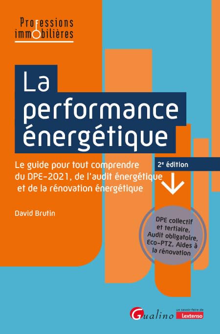 La performance énergétique: Le guide pour tout comprendre du DPE-2021, de l'audit énergétique et de la rénovation énergétique