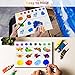 Sweaty Pony 20 Well Watercolor Paint Tray Palette Pallet Acrylic Painting Mixing Plastic Artist Large Square Palette, 13 x 10 Inches, White, 1PCS