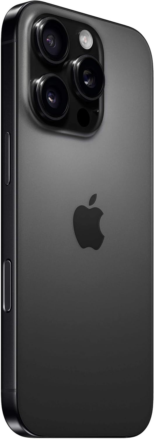 Apple iPhone 16 Pro Max, US Version, 256GB, Black Titanium - Unlocked (Renewed Premium)