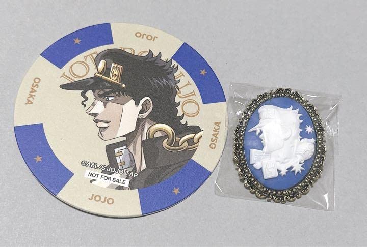 Amazon.co.jp: ジョジョの奇妙な冒険 記念展 カメオ ブローチ 空
