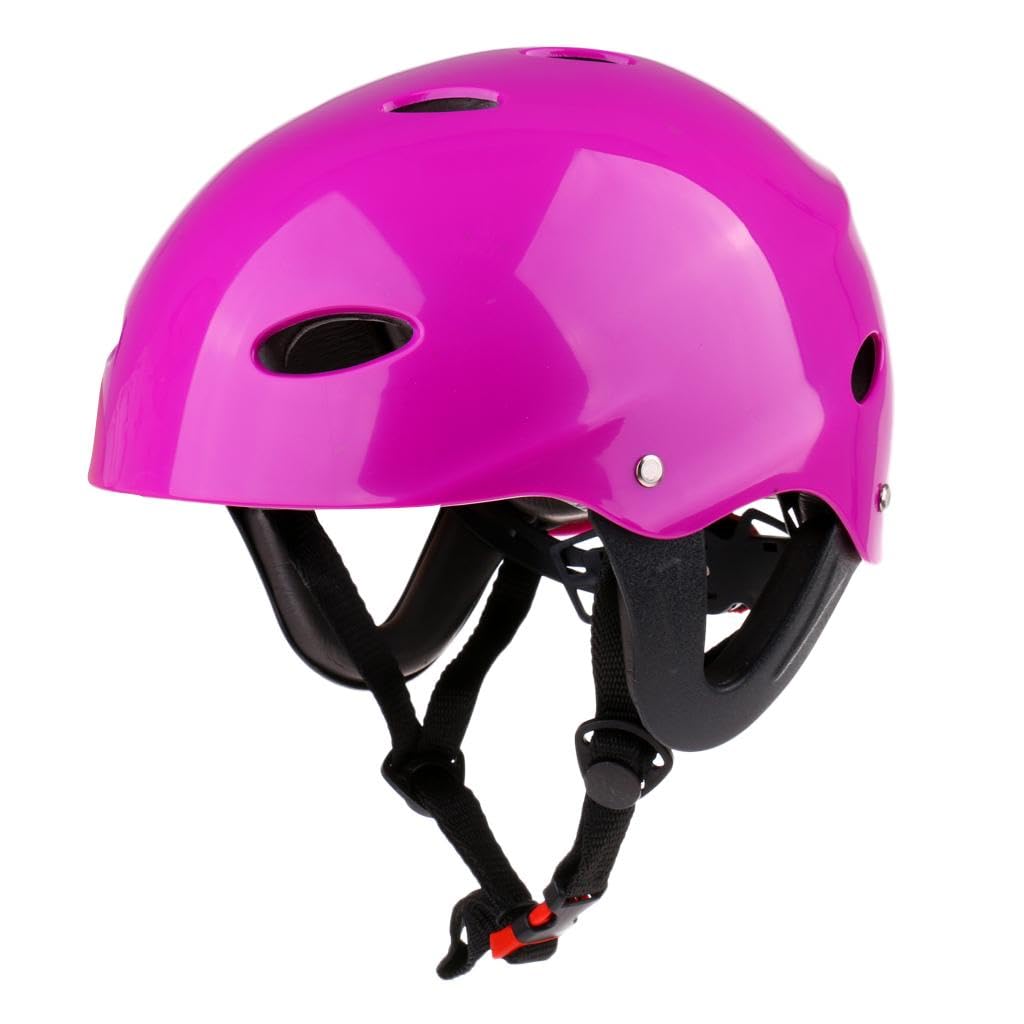 Casco de seguridad para deportes acuáticos wakeboard kayak canoa con protector de oídos verde talla L