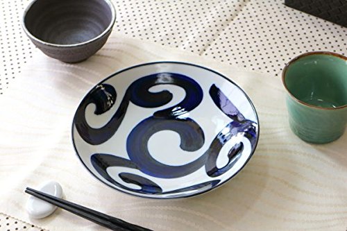 Amazon｜鳴門唐草 7寸深皿 パスタ皿 カレー皿 深皿 ボウル パスタ鉢 大