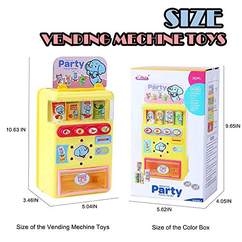 PUSITI Vending Machine Toys Drinks Machines Toys Education Learning Toys Shopping Game Toys for Boys and Girls Play House Toys Birthday Gift for Kids Age 3 4 5 6 Years and Up - Thumbnail 4