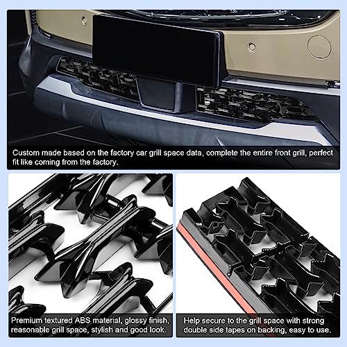 Image of CDEFG 2Pcs 2023 2024 2025 2026 Mazda CX-50 Front Grill Mesh Inserts Trims | CX50 Front Grille Guard for 2023-2026 Mazda CX50 Car Exterior Accessories ABS Material