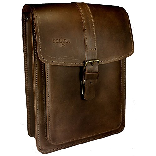 DELARA Echt zadel lederen jachttas - Made in Germany