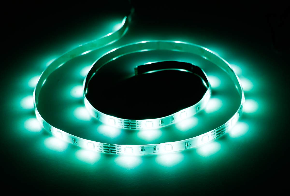 All Ride LED-Deko-Band, außen mit Infrarot-Fernbedienung, Mehrfarbig, multifunktional, 12/24V, 60 LEDs, 200cm