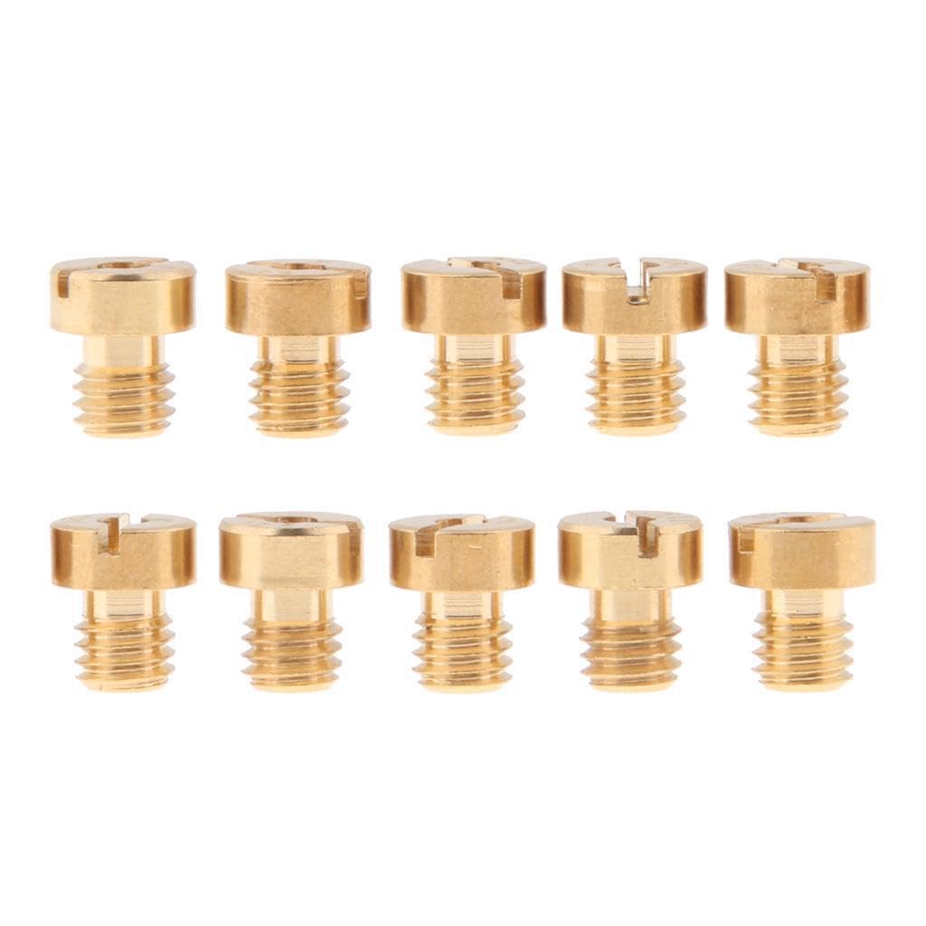 Muxzsiz Golden Advanced Carburetor Main S Jet Nozzles Constructed With Copper Ensuring Long-Term Reliability In Engines Carburetor Main S Jet Nozzles Carb