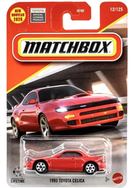 Amazon | マッチボックス 1993 トヨタ セリカ [レッド] 12/125、1:64