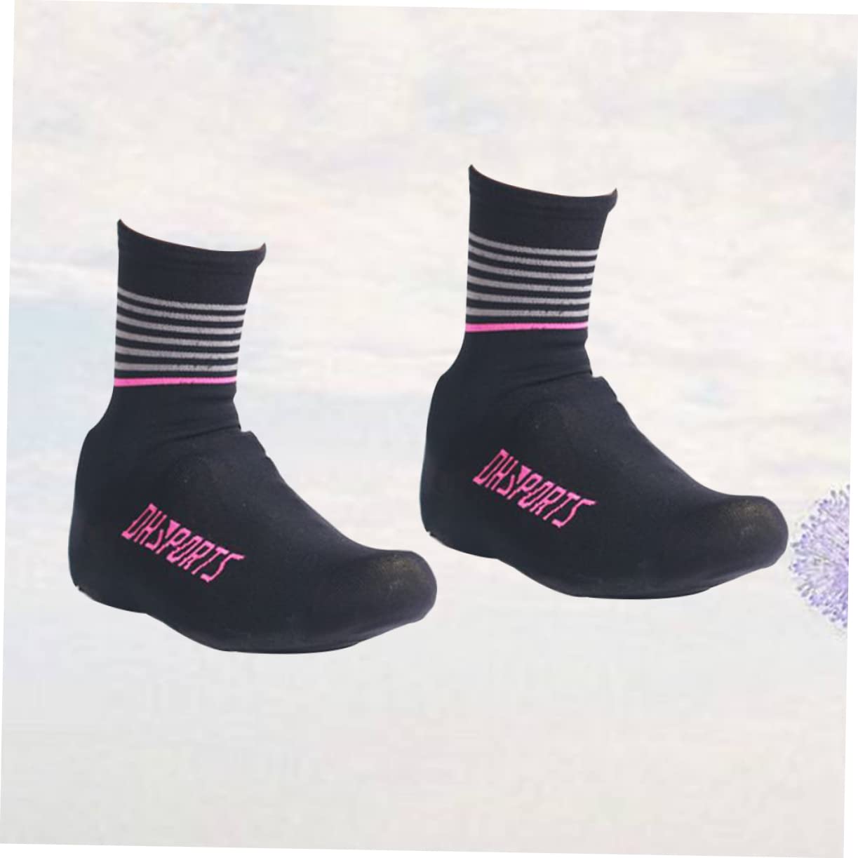 UKCOCO Cubierta De Zapatos De Bicicleta Cubrezapatos De Bicicleta De Carretera Cubrezapatillas De Bicicleta De Carretera Cubrezapatillas De Ciclismo Cubiertas De Zapatos Black