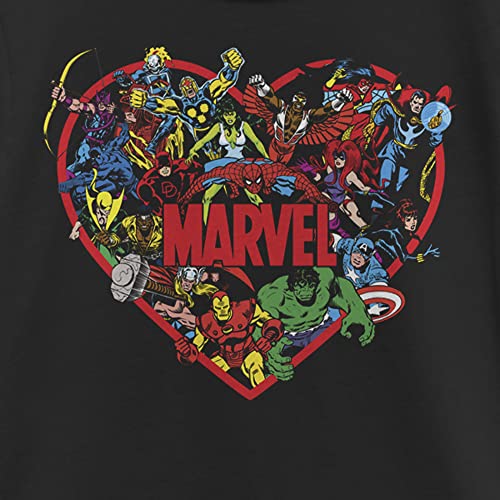 Marvel Girl's Hero Heart T-Shirt2