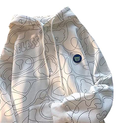 Grunge Oversize Goth Hoodie Streetwear Donne