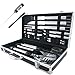 TeiKis 19-Piece Grilling Accessories BBQ Tools Set Including a Digital Thermometer in a Stainless Steel Storage Case