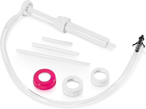 Miniatura 9 de Bomba de transferencia de aceite manual de 30 cc para botellas de galón y botellas de cuarto de galón de boca ancha - Transfiere aceite de