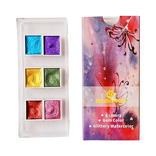 Rock88 Juego de Pintura de Acuarela para Uñas Kit de Esmalte de Gel de Dibujo de Pigmento de Brillo Sólido DIY para Salón de Casa Suministros de Pintura de Artista para Navidad,Red,52g