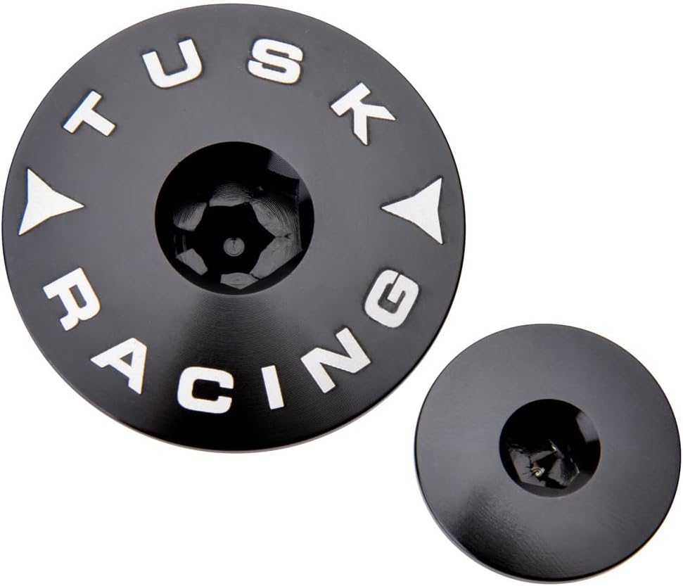 Tusk Billet Aluminum Engine Plug Kit Black Compatible with Honda CRF450R 2002-2016
