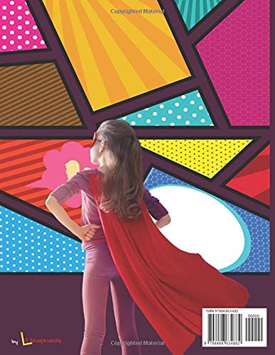 My Amazing Adventures - Blank Comic Book for Girls: Blank Comic Book Draw Your Own Comics | Without Speech Bubbles - Image 2