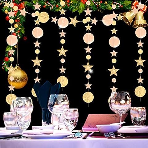 Guirnalda de Cinta de Lentejuelas Doradas Champán Cover