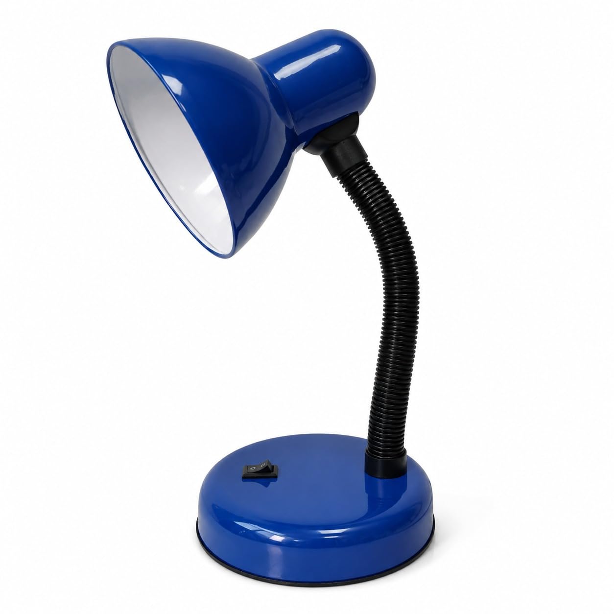 Wajha Flexible Desk Lamp E27 40W Adjustable Neck Table Lamp for Study Reading Work Office Bedroom Home, Metal Task Light with UK Plug, Simple Modern Design for Desk Table Workspace