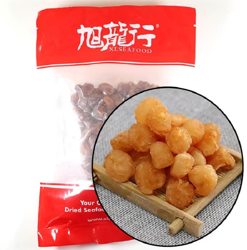 Xlseafood Natural Dried China Longan 100% fruit Meat unsulphured 免洗无核广东产 桂圆 龙眼肉 无硫无漂白 补脑安神 补血养颜 (16oz)