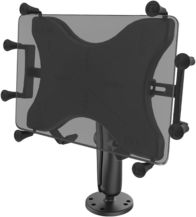 RAM Mounts X-Grip Drill-Down Double Ball Mount for 9"-11" Tablets RAM-B-101-C-UN9U with Long Arm