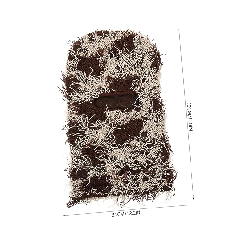 Máscara de esquí de tejido suave con diseño camuflado para hombre y mujer, protector facial completo resistente al viento, cálido y transpirable, ideal para actividades al aire libre en climas fríos miniatura 6