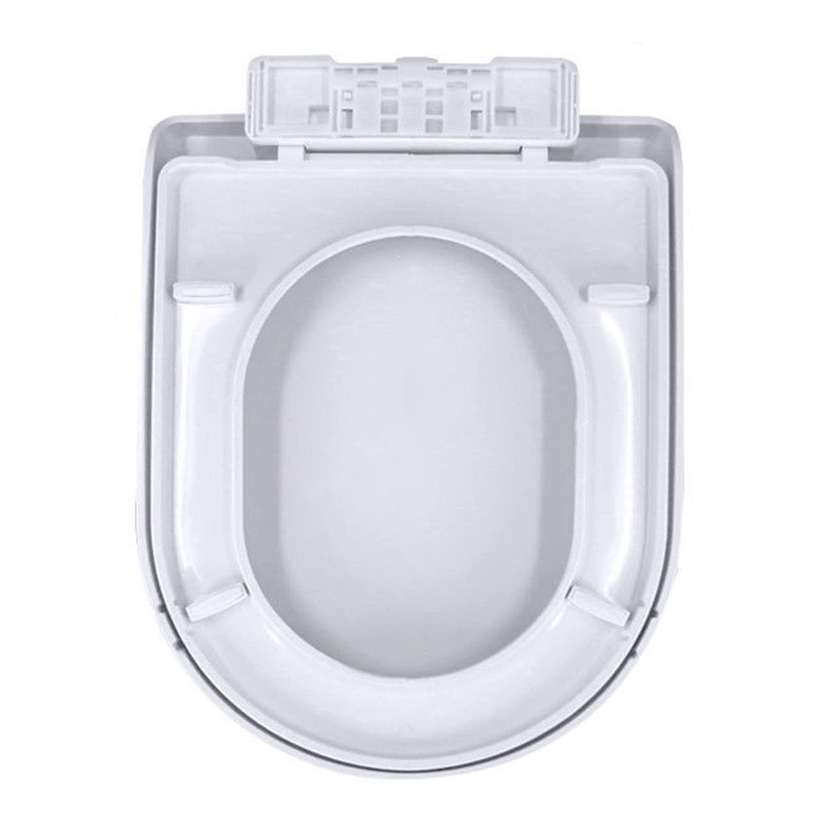 Ldhsjh C Soft Lose Lose Toilet Seat, Easy Lean White Plasti Seats Fit Standard Elongated Toilets, Adjustable, Lightweight, Durable, Portable, User-Friendly, Ompact, Universal