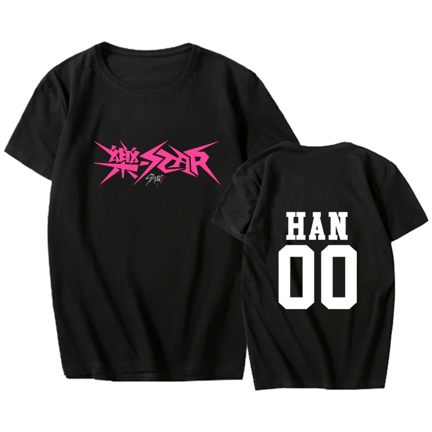 Xkpopfans SKZ Merch Shirt New Album 樂-Star(Rock Star) Tshirt SKZ Support Unisex Tee Top