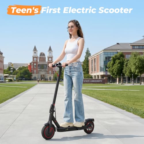 Image of Electric Scooter - Electric Scooter Adults, 1000W /500W Motor, 25 /21 /18 MPH, 10'' /8.5'' Tires, 28 /23 /21 Miles, APP Control, Dual Brake, Long Range Electric Scooter for Gift