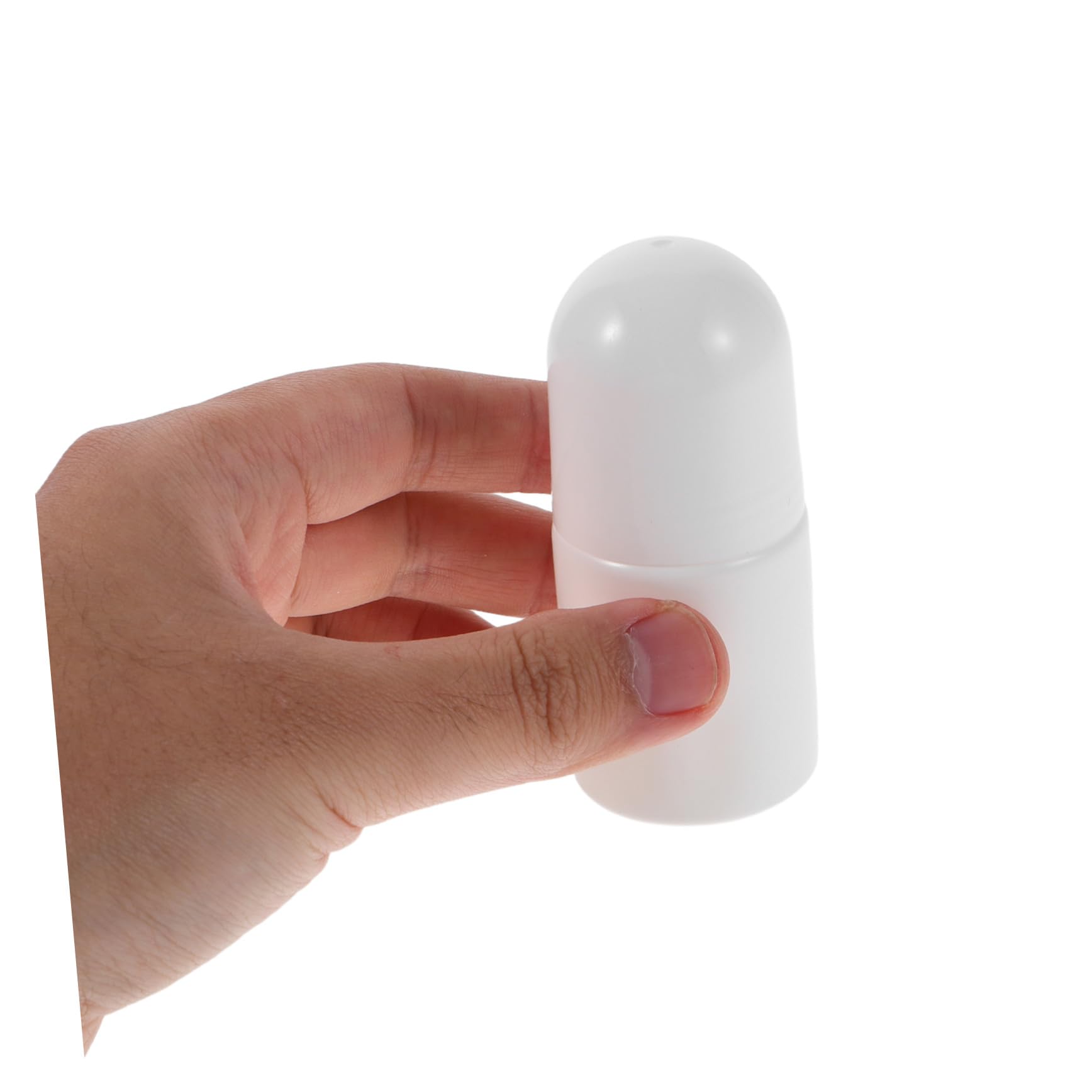 Veemoon 30 Stück Rolle On Fläschchen 50ml aus Kunststoff, Weiß